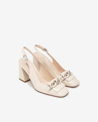 NEROGIARDINI - SLINGBACK IN VERNICE