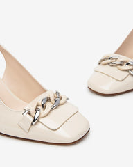 NEROGIARDINI - SLINGBACK IN VERNICE