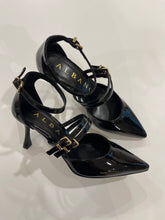 ALBANO - DÉCOLLETÉ IN VERNICE CON CINTURINO