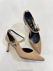 ALBANO - DÉCOLLETÉ IN VERNICE CON CINTURINO