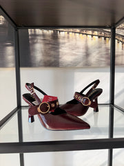 FERRÉ - SLINGBACK IN PELLE